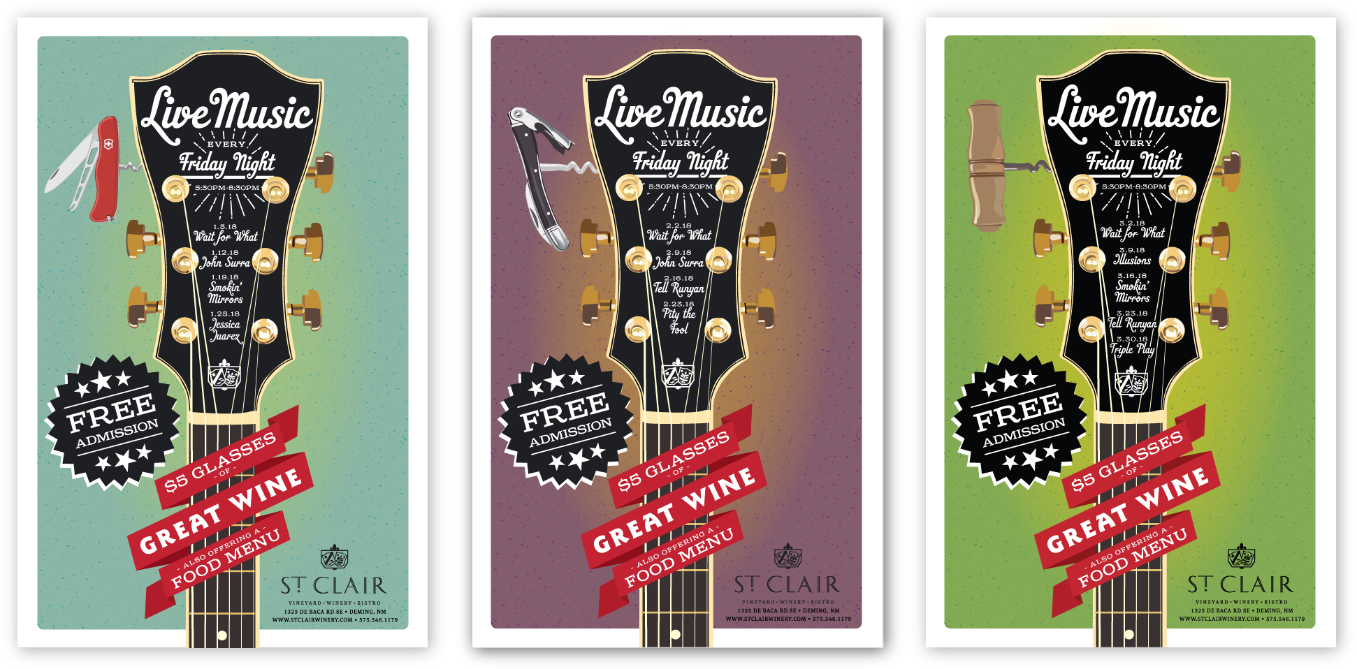 Live Music Event Posters PNG with transparent background
