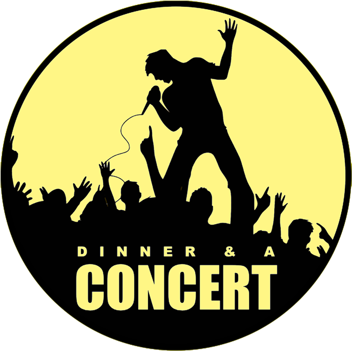 Live Performance Concert Silhouette PNG with transparent background