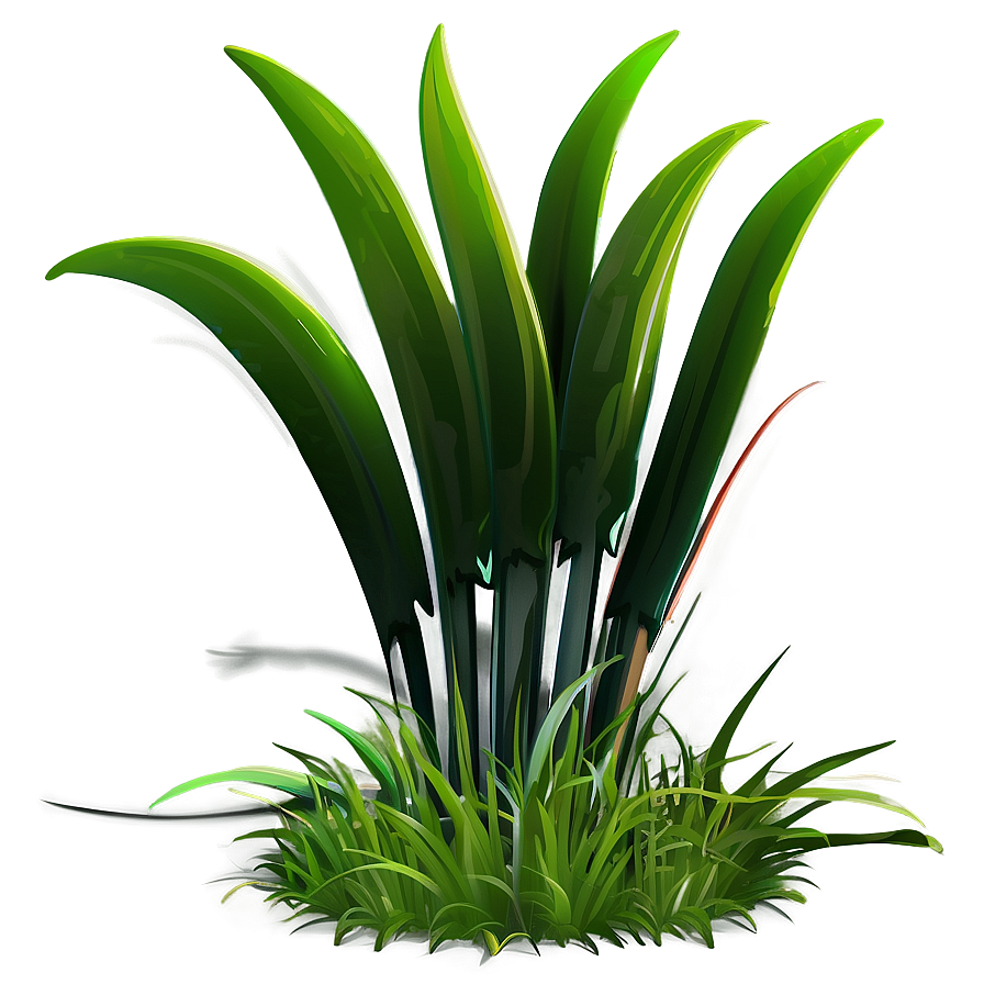 Lively Cartoon Grass Png 06122024