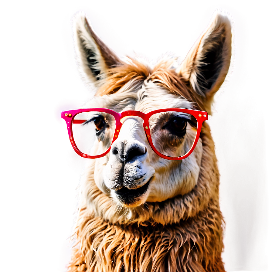 Llama With Glasses Png Lff