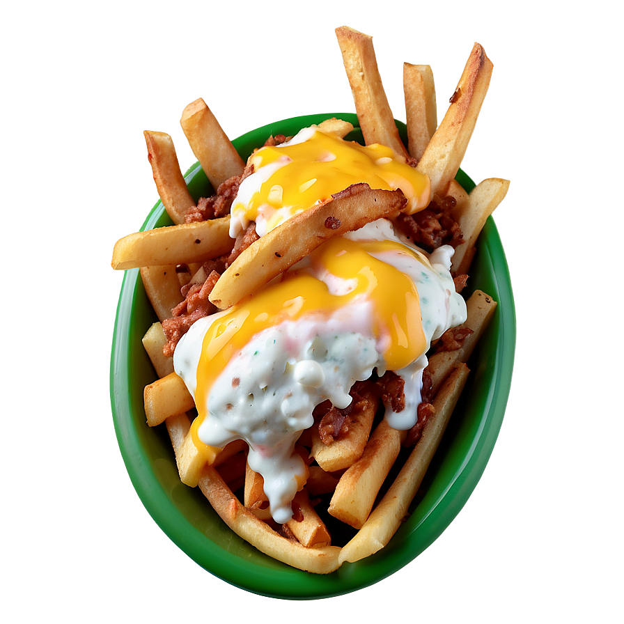 Loaded Cheese Fries PNG oly PNG with transparent background