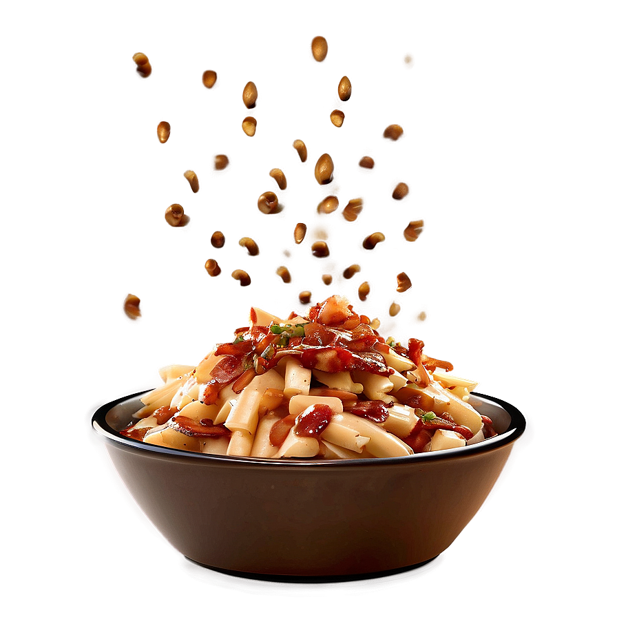 Loaded Poutine With Bacon Bits Png Wng