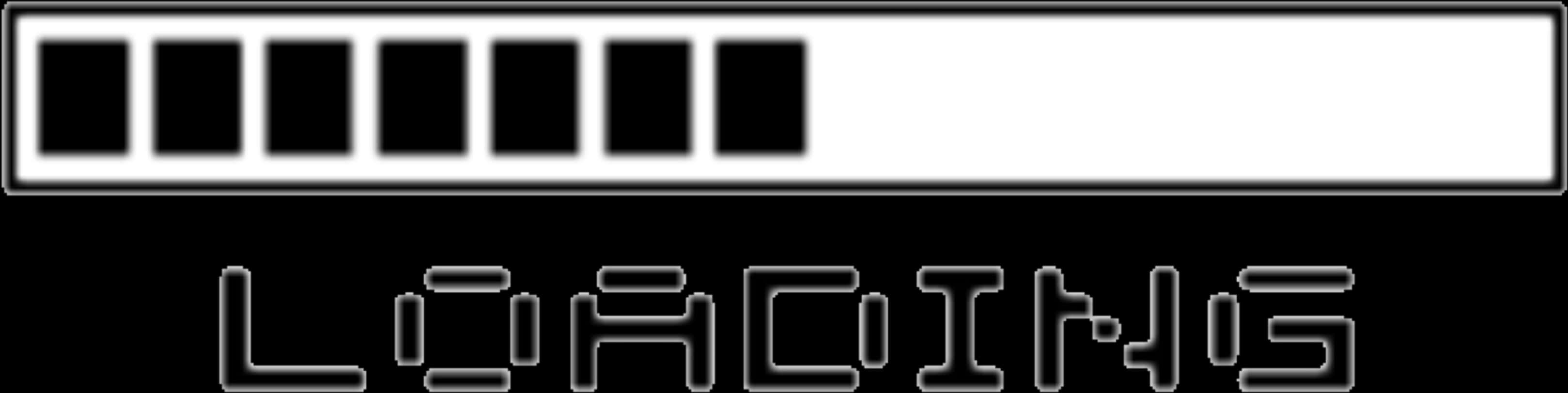 Loading Progress Bar Graphic PNG with transparent background