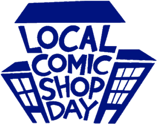 Local Comic Shop Day Logo PNG with transparent background