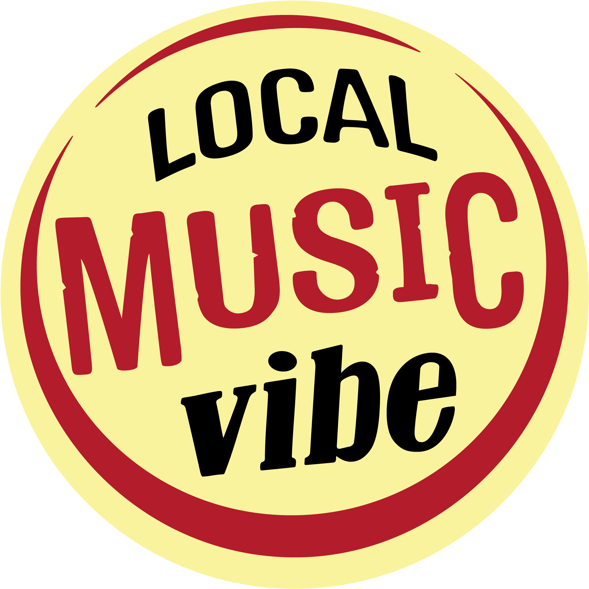 Local Music Vibe Logo PNG with transparent background