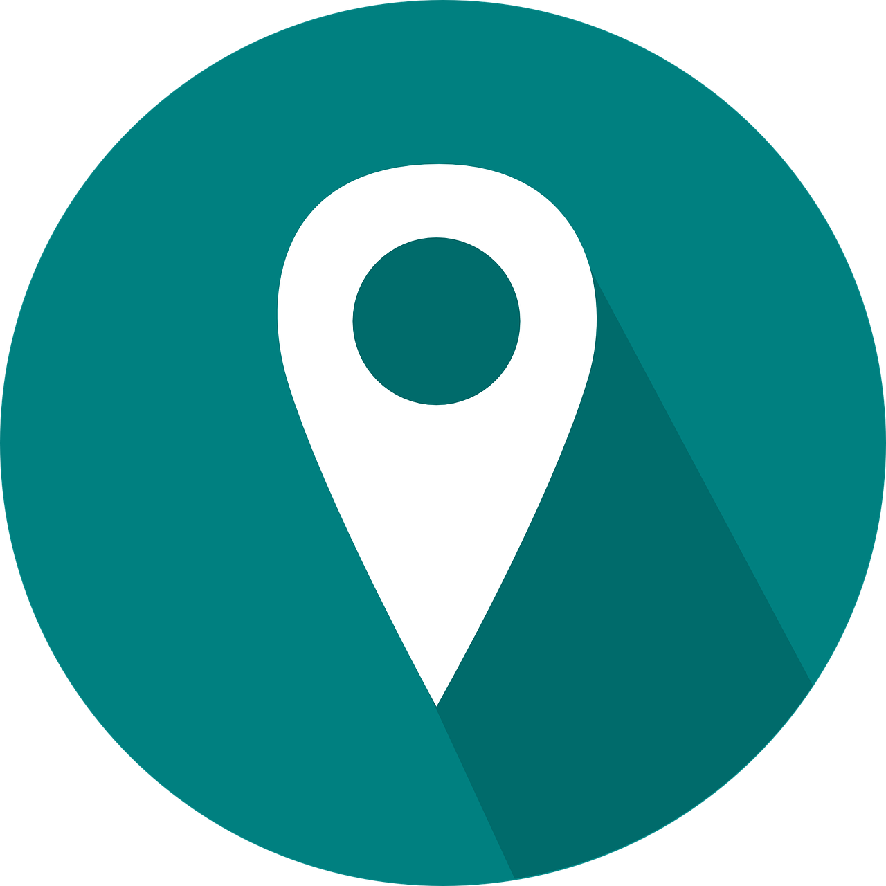 Location Pin Icon PNG with transparent background