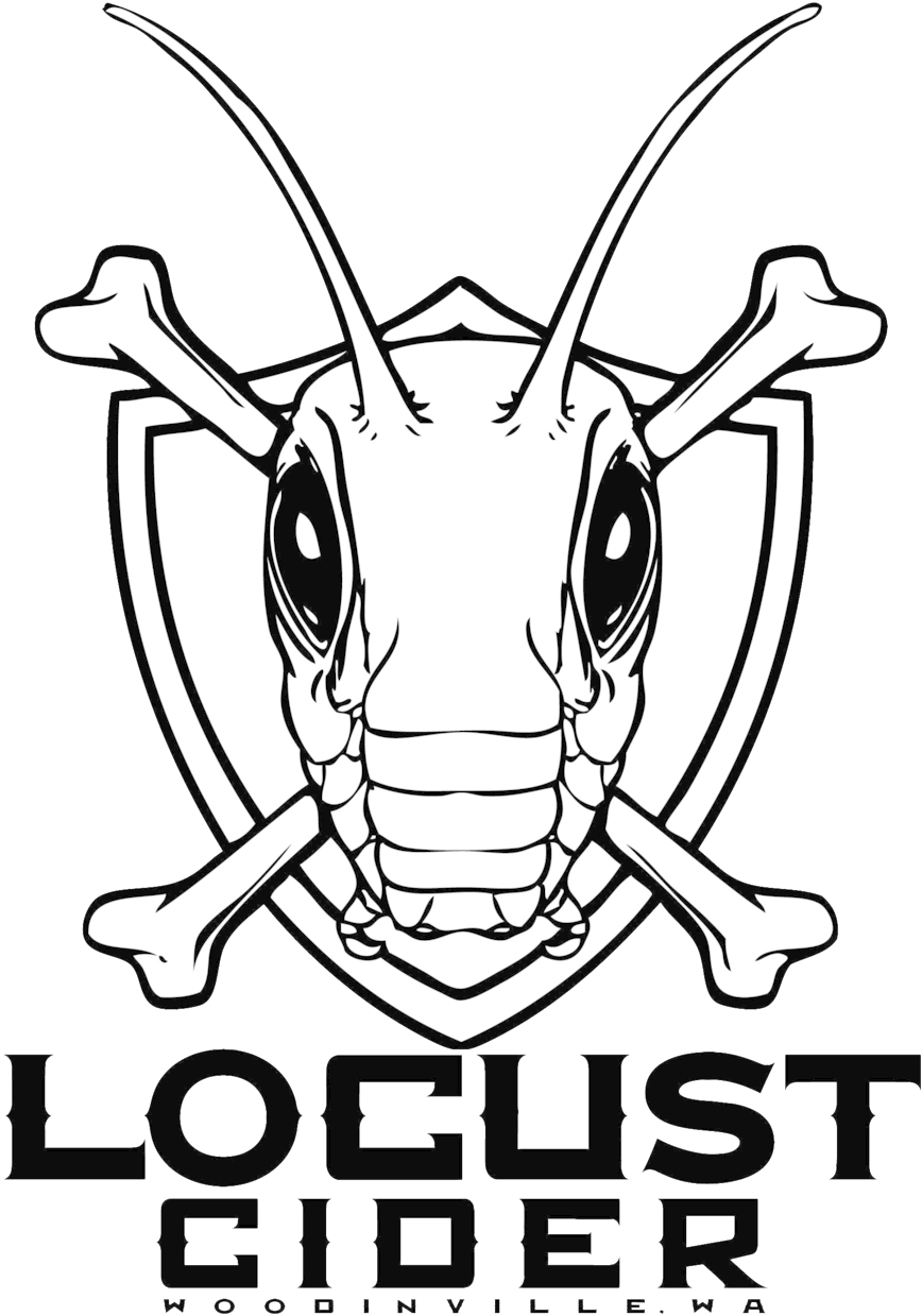 Locust Cider Logo PNG with transparent background
