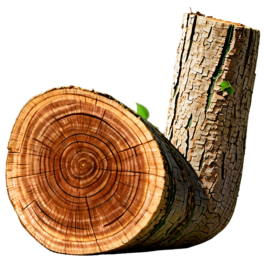 Log With Bark Png 74