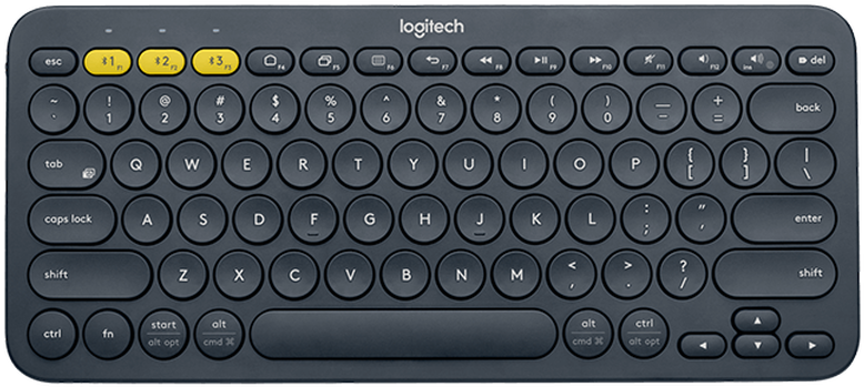 Compact Logitech Wireless Keyboard, HD Png Download PNG with transparent background