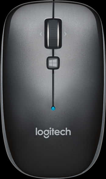 Logitech Wireless Mouse Top View