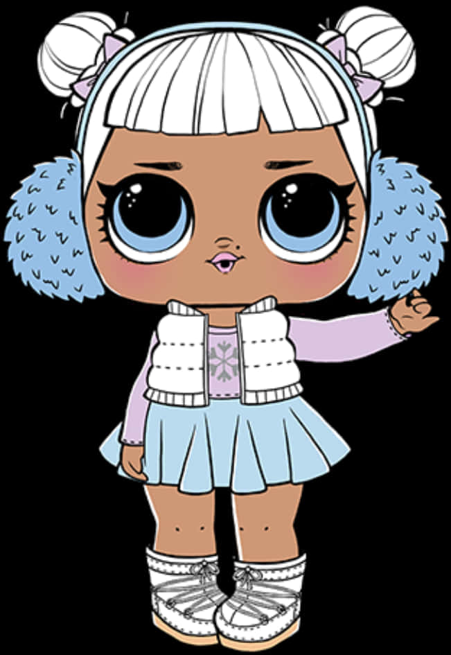Chill Out Club Snow Angel - Lol Dolls Snow Angel, HD Png Download PNG image with a transparent background, free high-resolution download
