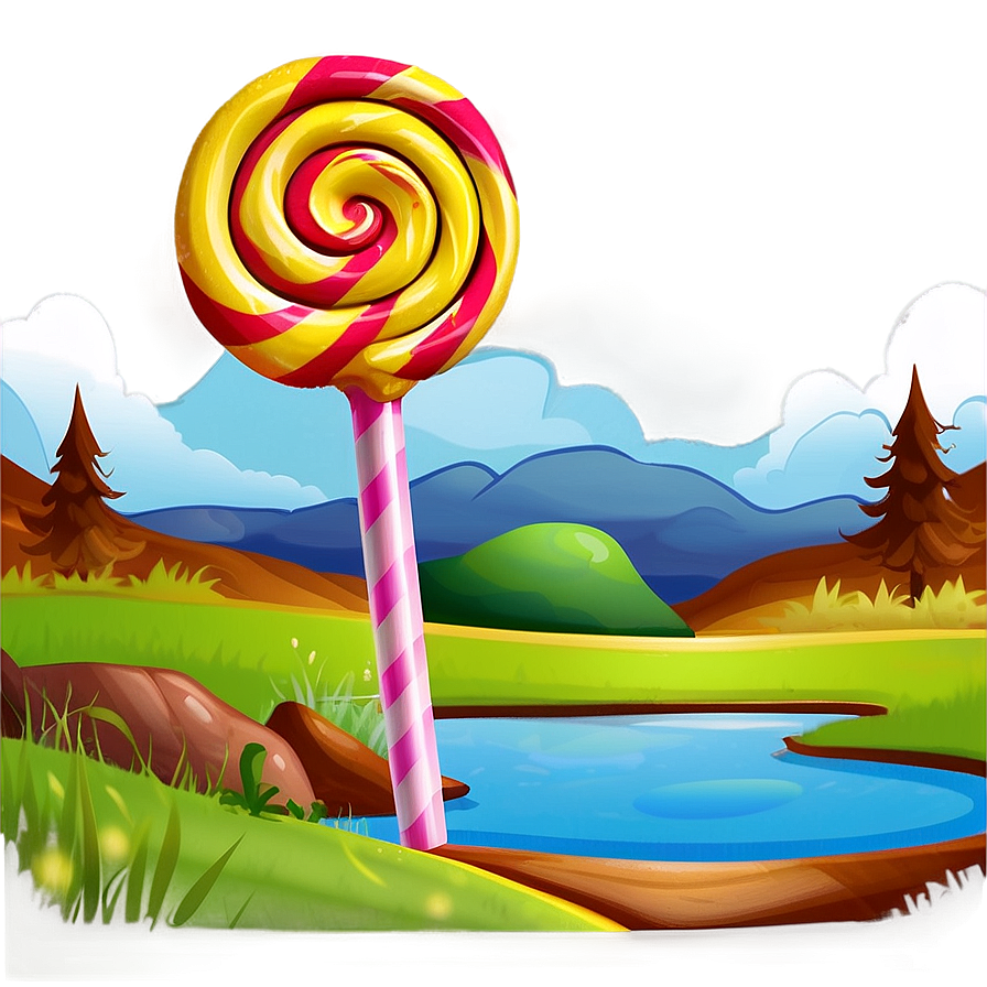 Lollipop Landscape Png 10