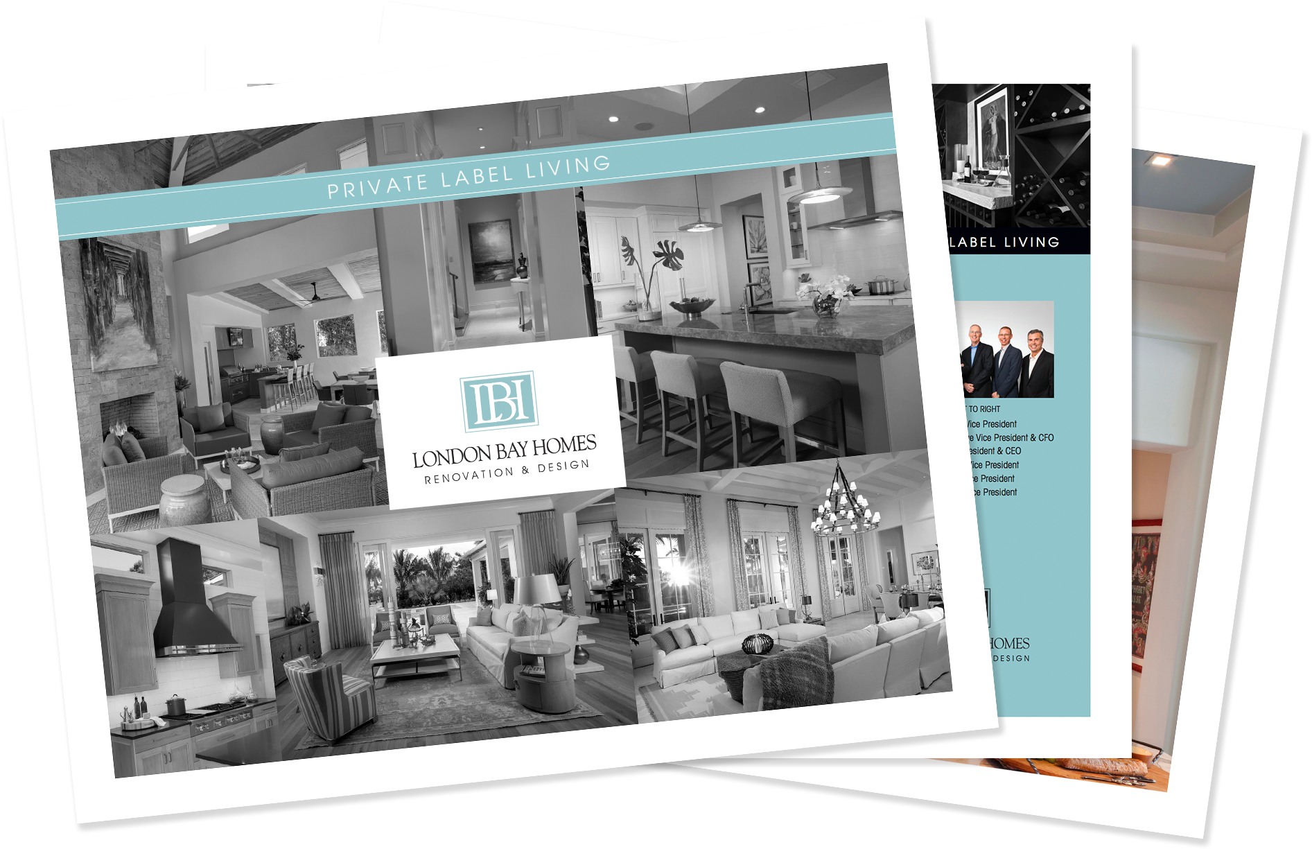 London Bay Homes Renovation Design Brochure PNG with transparent background