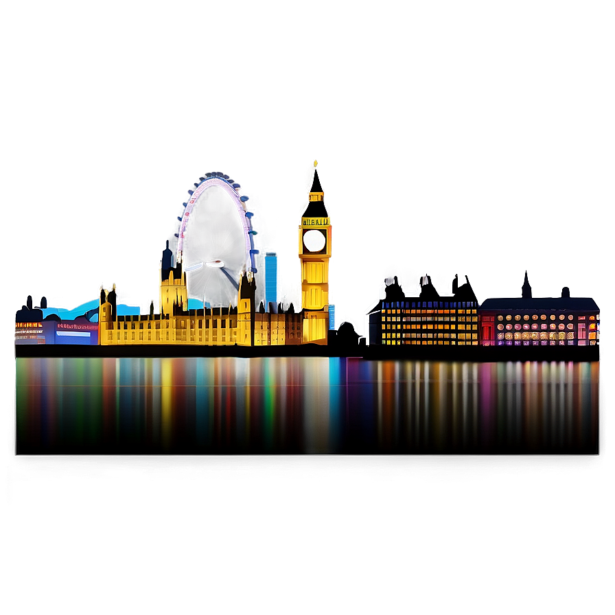 London City Night Lights PNG 06232024 PNG with transparent background