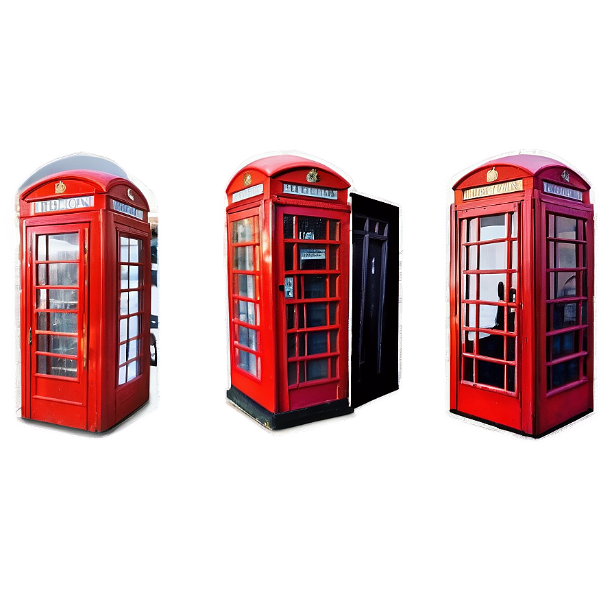 London Red Telephone Box PNG lfo94 PNG with transparent background