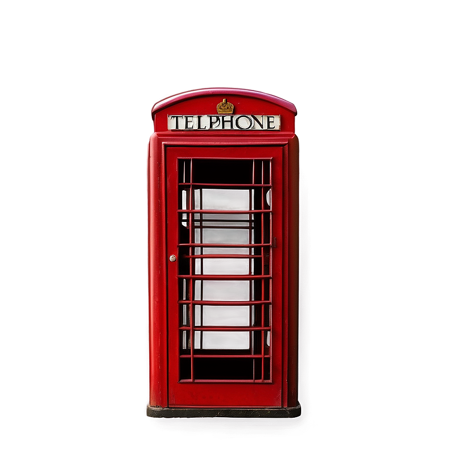 London Red Telephone Box PNG rdk26 PNG with transparent background