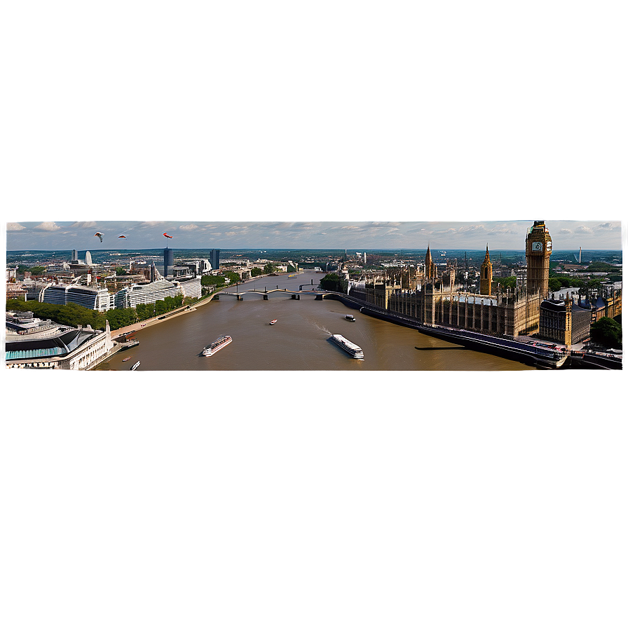 London Thames River View PNG lfj PNG with transparent background