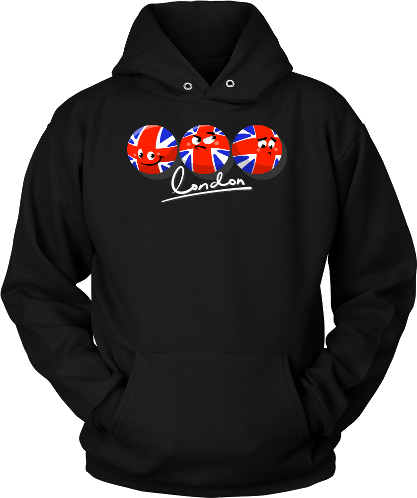 Great Britain British Flag London Funny Emoji Hoodie - Juice Wrld 999 Hoodie, HD Png Download PNG with transparent background