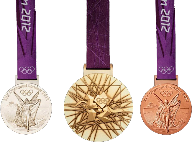 Gold Silver Bronze Olympic Medals, HD Png Download PNG with transparent background
