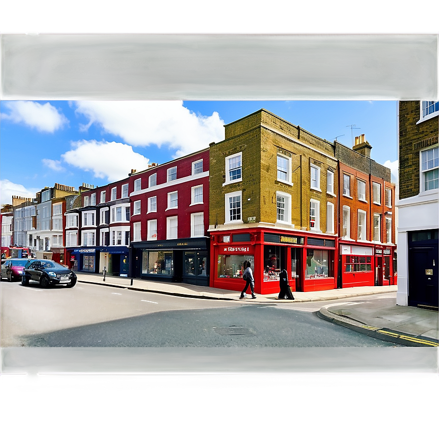 London's Lively Soho District PNG vfo65 PNG with transparent background