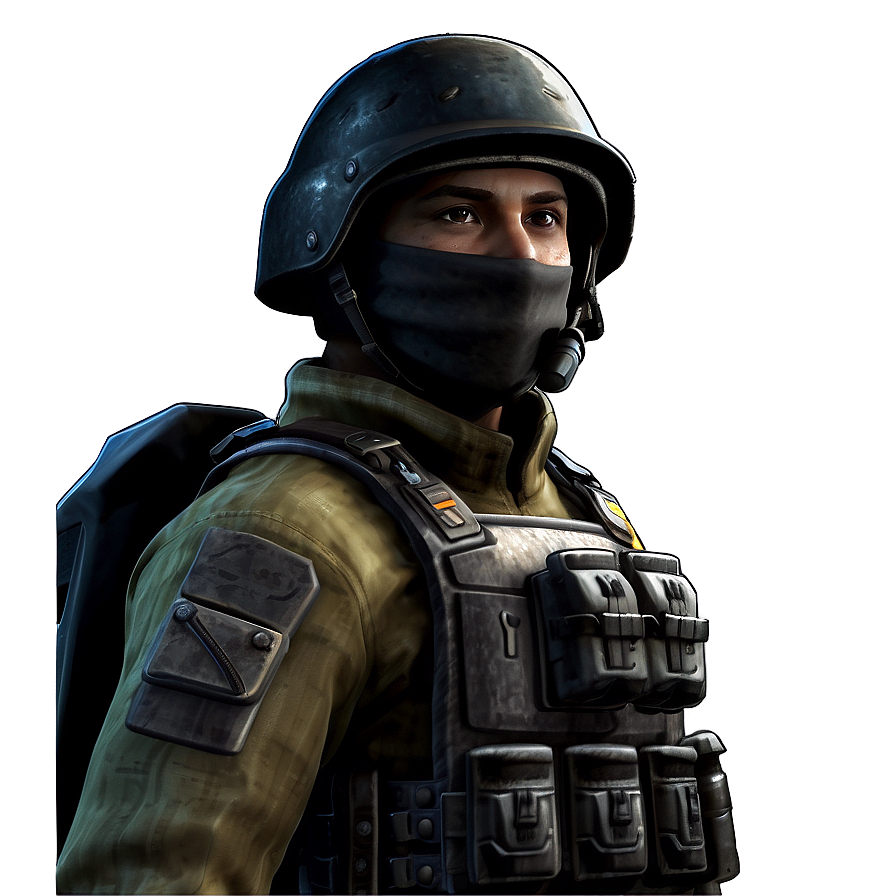 Lone Pubg Soldier Png 46 Image