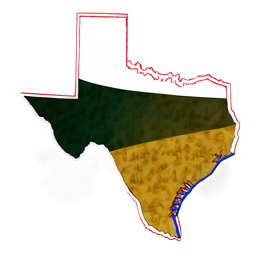 Lone Star State Outline PNG 05252024 PNG image with a transparent background, free high-resolution download