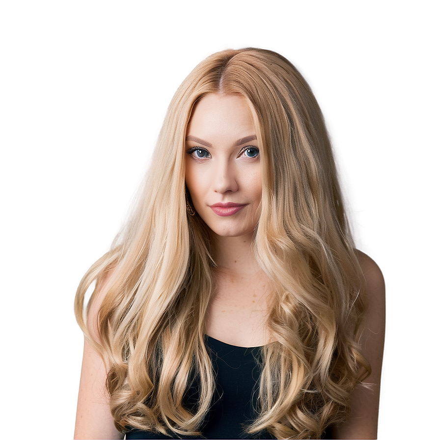 Long Blonde Hair Png 05252024