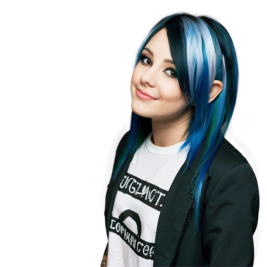 Long Emo Hairstyle PNG 77 PNG image with a transparent background, free high-resolution download
