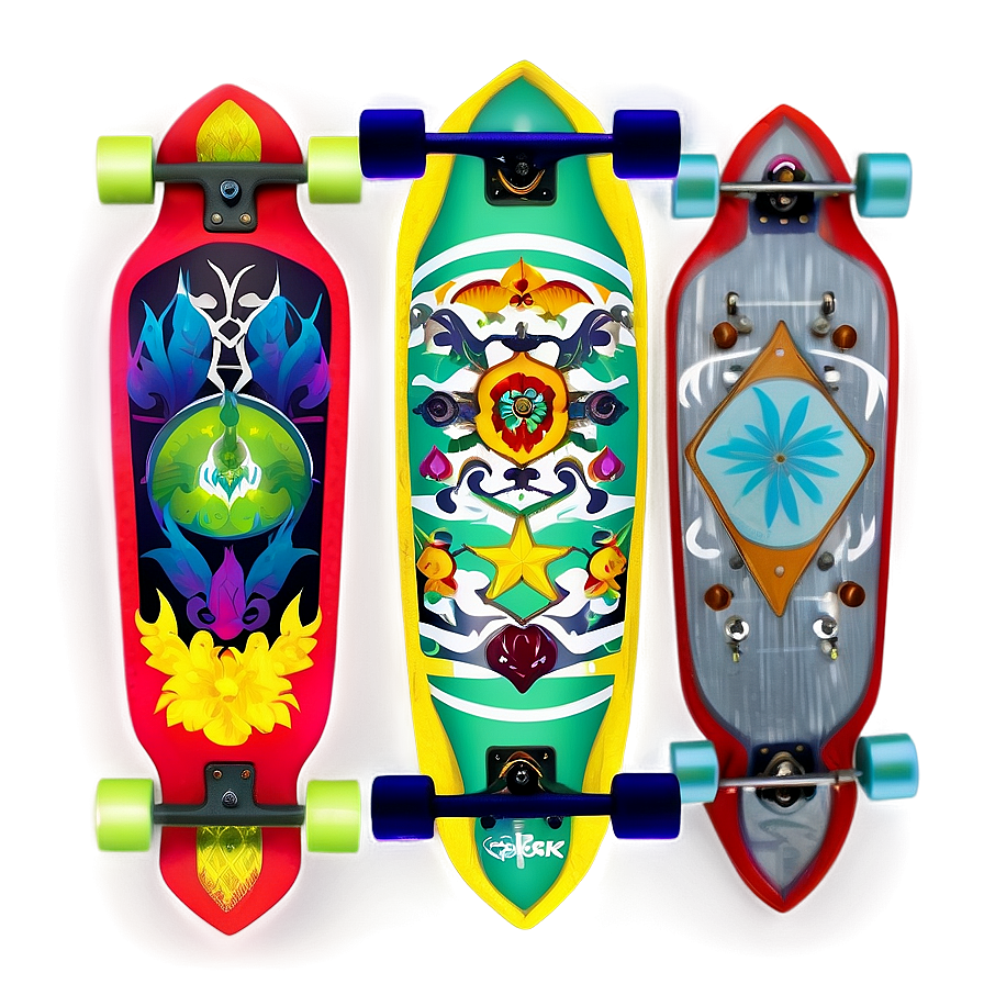 Longboard Top View Png 06272024