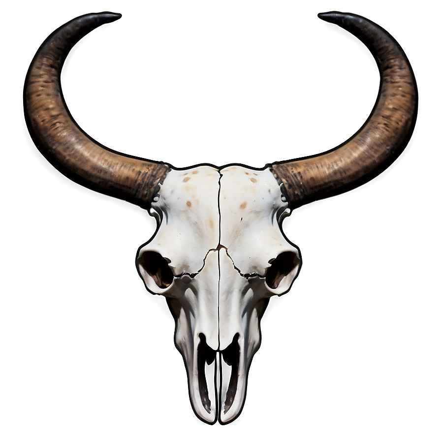 Longhorn Skull With Horns Png Bpl