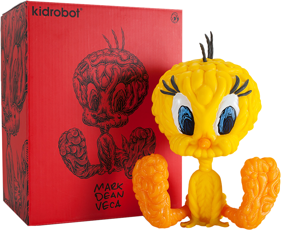 Looney Tunes Tweety Bird Mark Dean Veca Vinyl Figure - Looney Tunes Toys Collections, HD Png Download PNG with transparent background