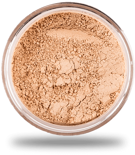 Loose Face Powder Container PNG with transparent background