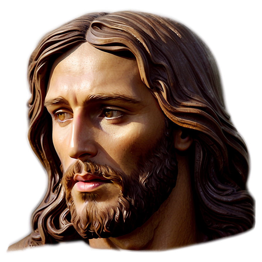 Lord Jesus Face Drawing Png 06292024