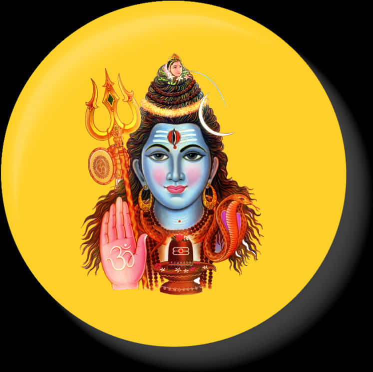 Lord Shiva Artistic Representation