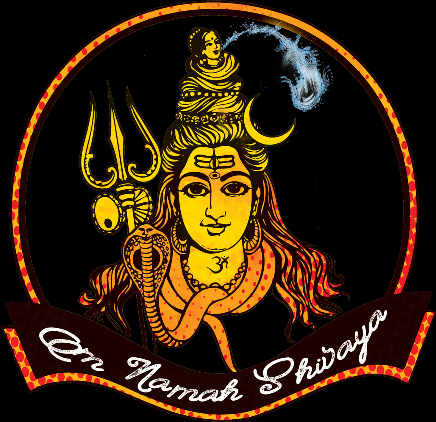 Lord Shiva Artistic Representation