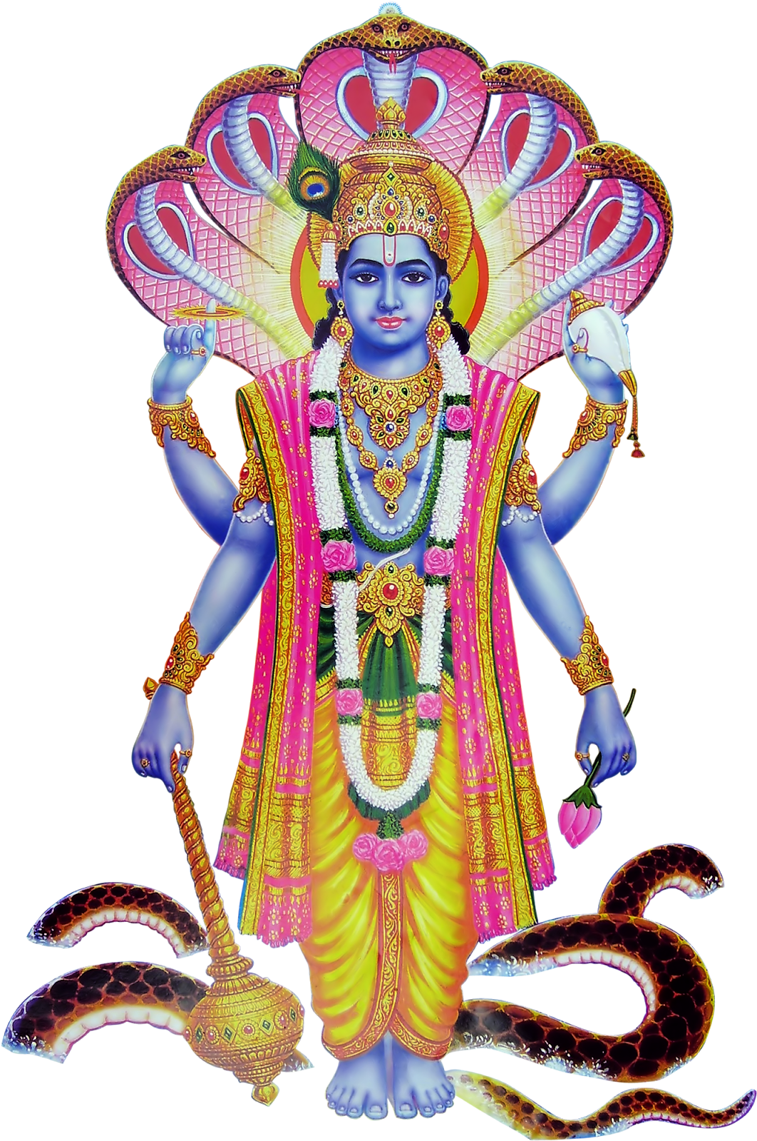 Lord_ Vishnu_ Four_ Armed_ Form