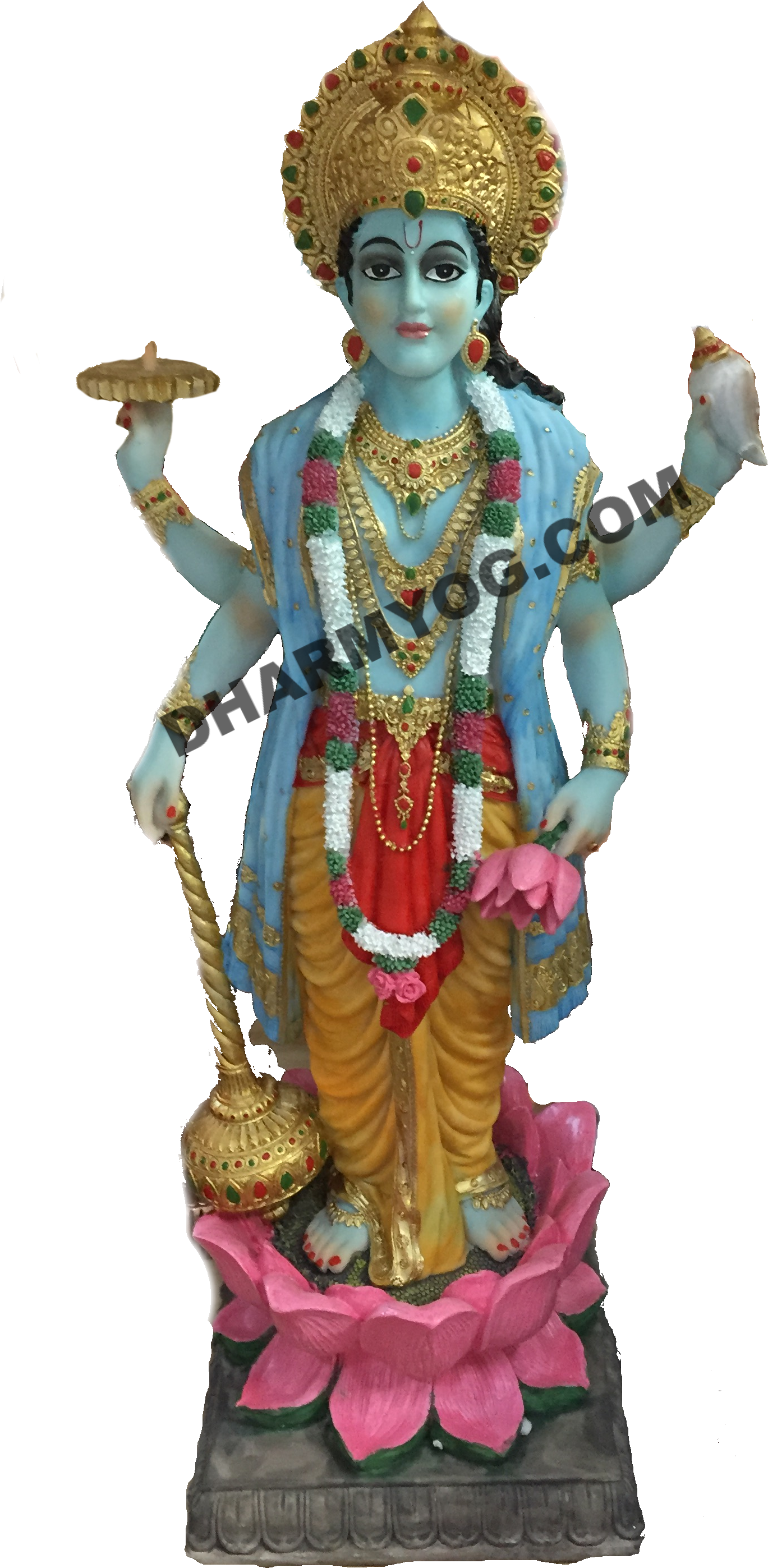 Lord Vishnu Statue Iconography