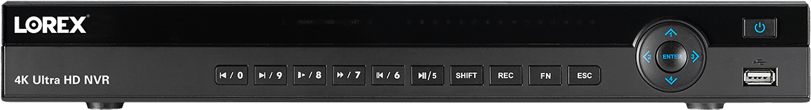 Lorex4 K Ultra H D N V R Front Panel