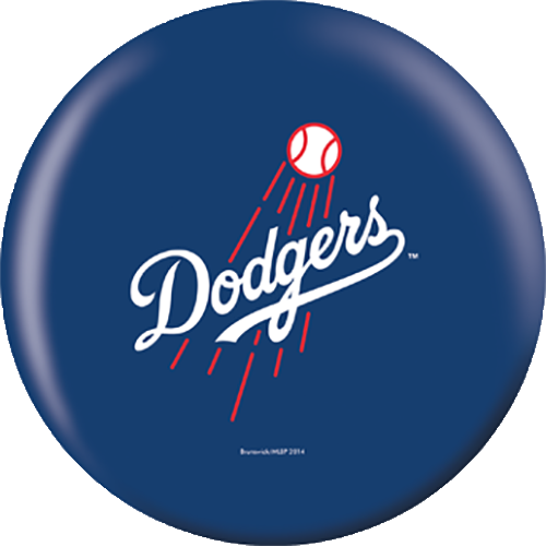 Los Angeles Dodgers Logoon Blue Background