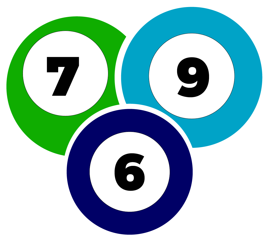 Lottery Balls Numbers796 PNG with transparent background