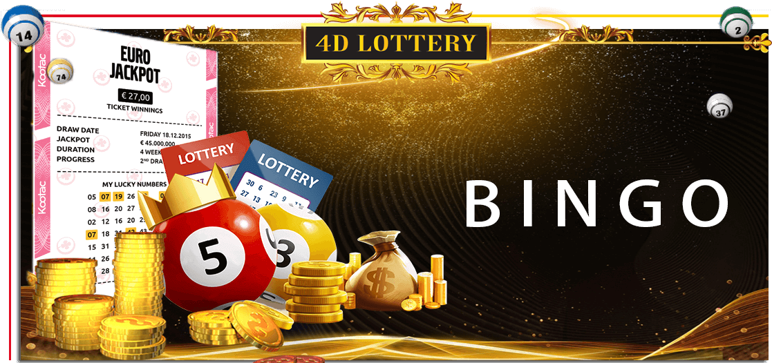 Lottery Bingo Jackpot Concept