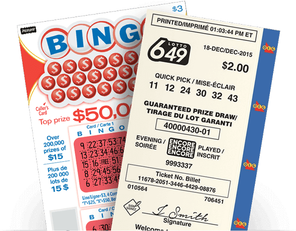 Lottery Ticketsand Bingo Card PNG with transparent background
