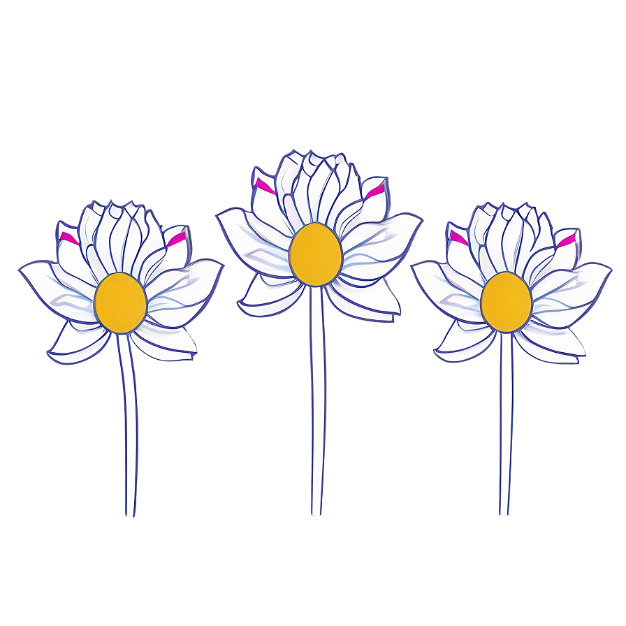 Lotus Flower Outline Png 85