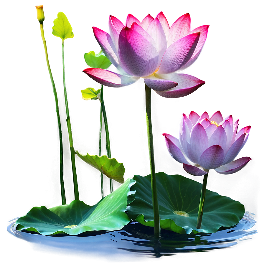 Lotus In Water Png 05242024