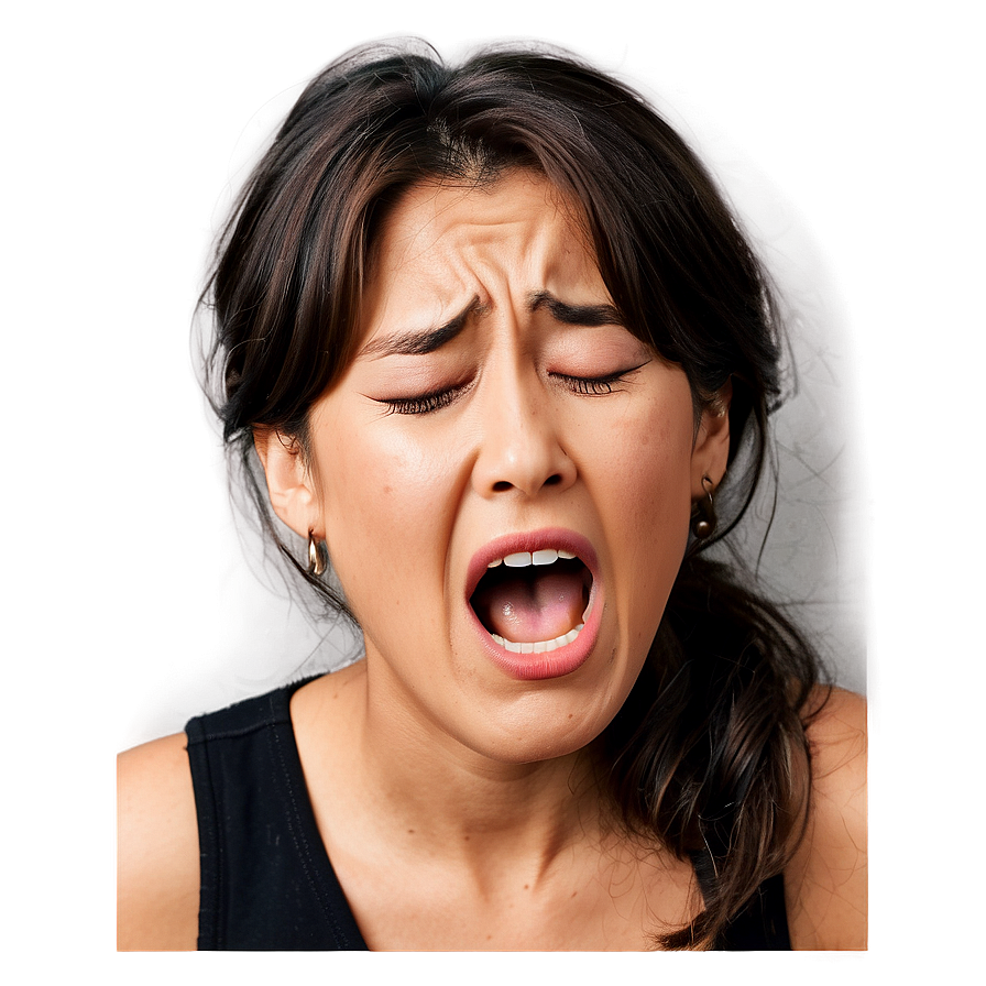 Loud Crying PNG smd PNG with transparent background