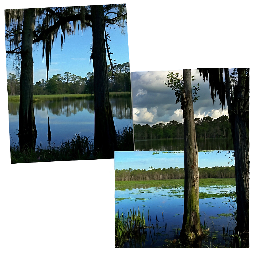 Louisiana Swamp Scene Png Kfs