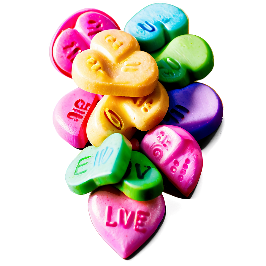 Love Candy Hearts PNG odv74 PNG image with a transparent background, free high-resolution download