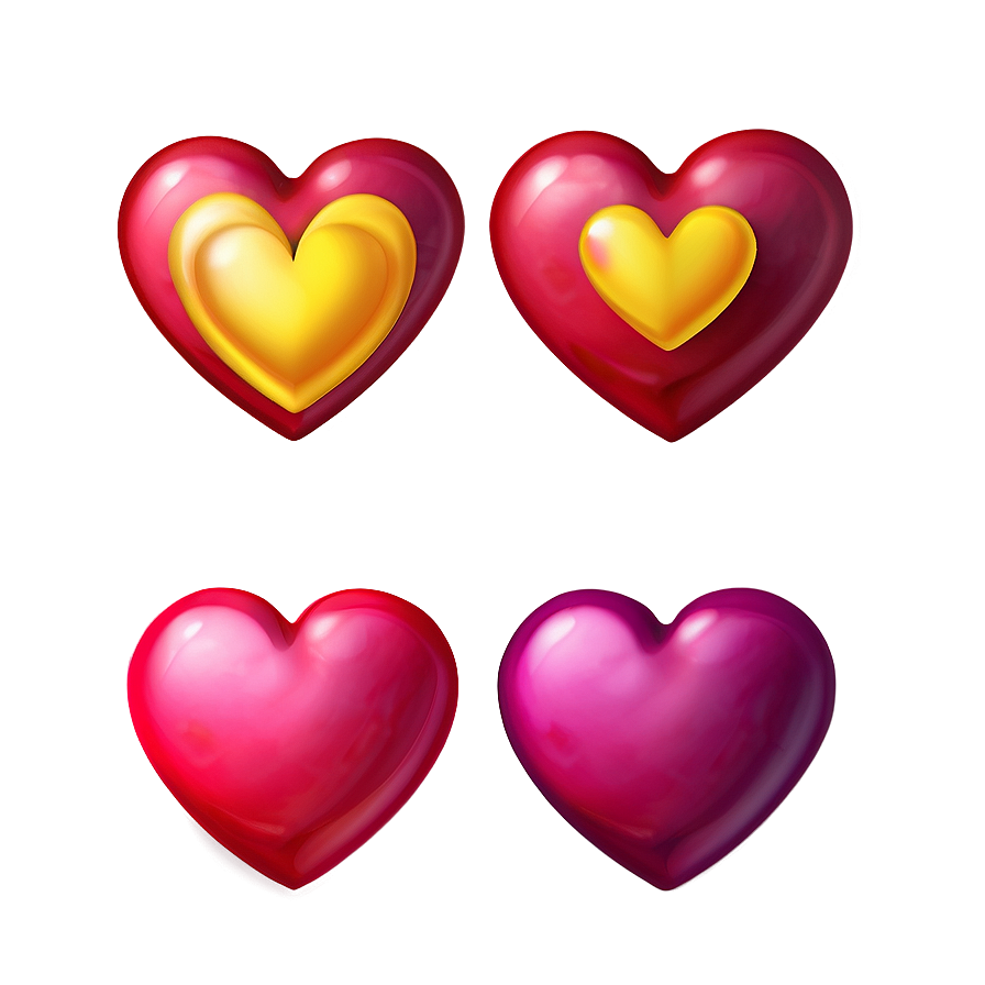 Love Emoji Hearts Png 31