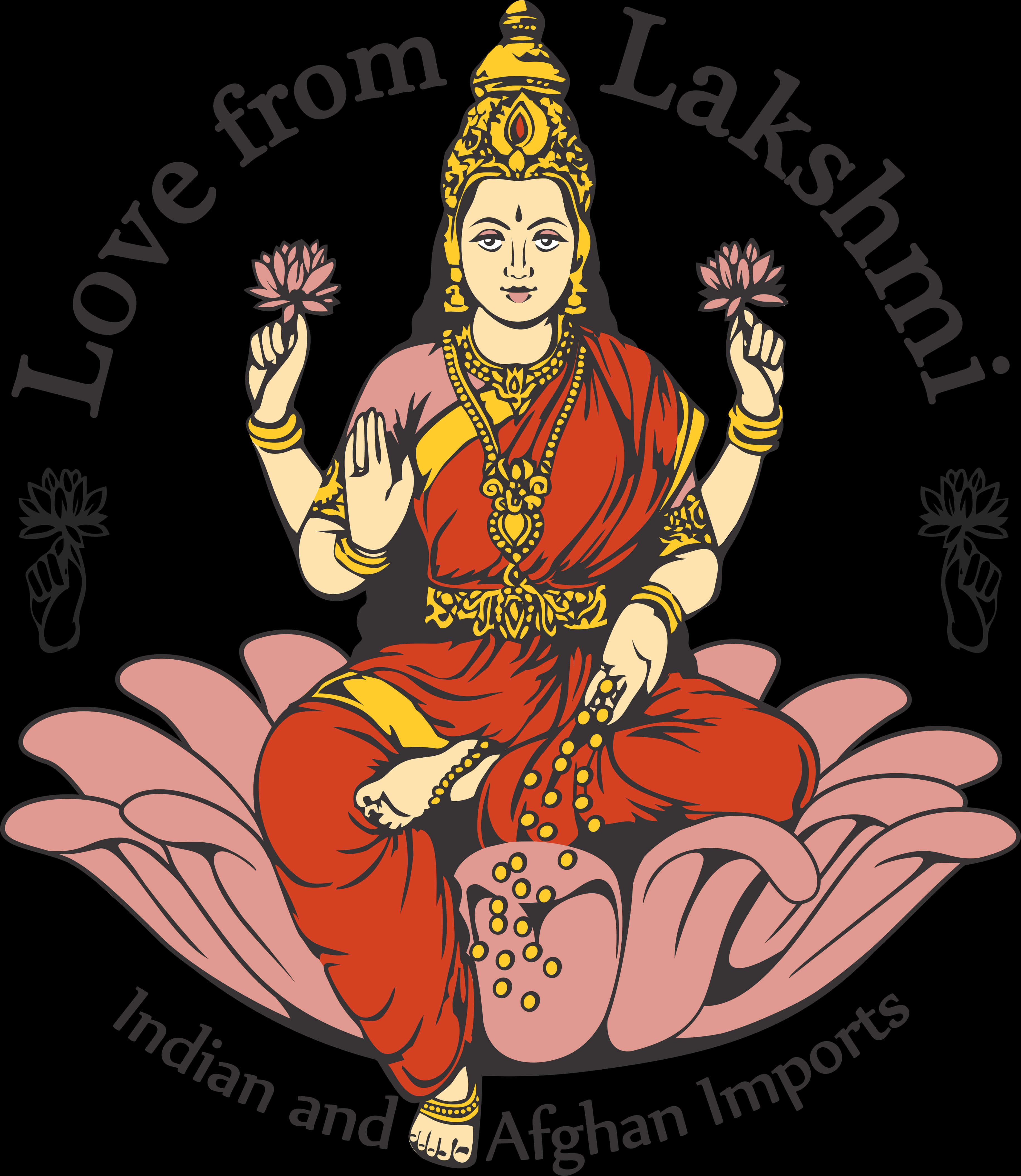 Love From Lakshmi Illustration