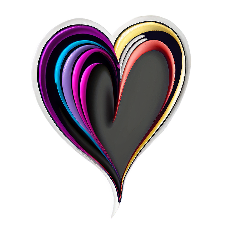 Love Heart Doodle Png 92